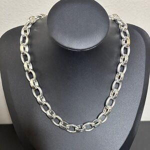 Chic Silver Chain Necklace
